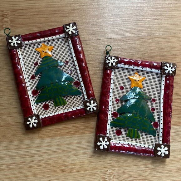 Three Ornaments w/Trees - Picture 2 of 9